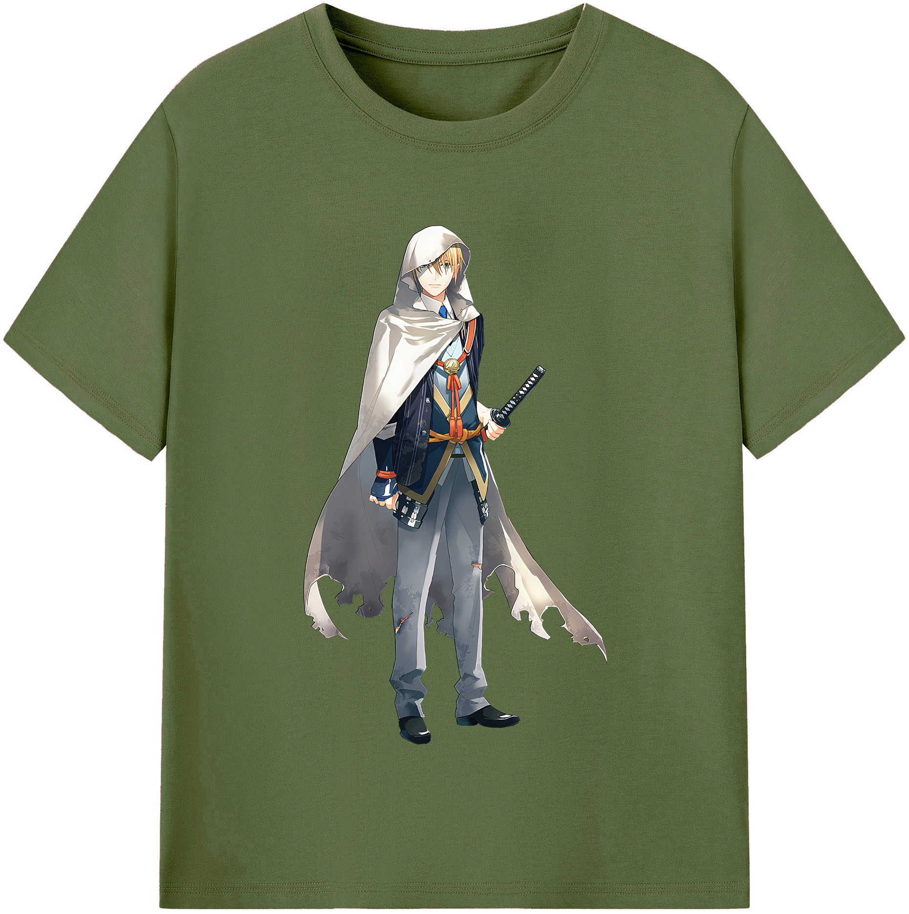 （画像用） 刀剣乱舞 Touken Ranbu 綿100％半袖Tシャツ（フロントプリント）